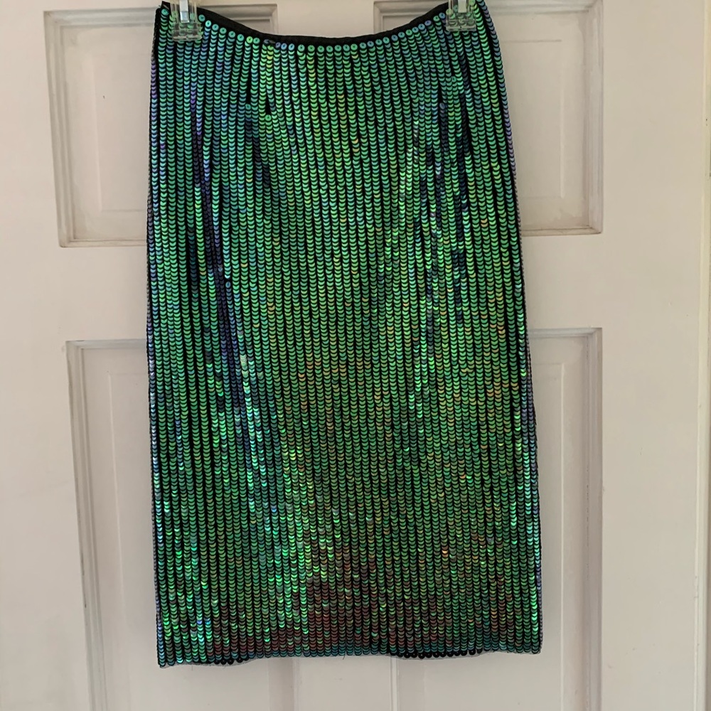 Sequined Pencil Skirt